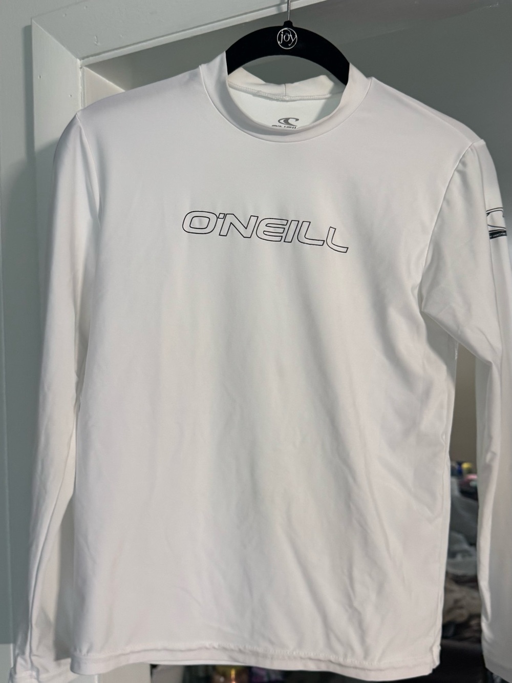 O'Neill Boy’s Long Sleeve Rash Guard - White